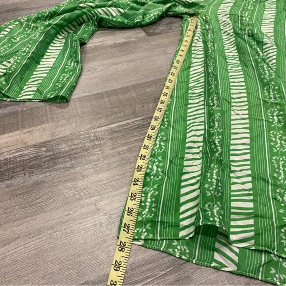 Juan De Dios San Cipriano Silk Pants Green Size Small - Picture 6 of 11